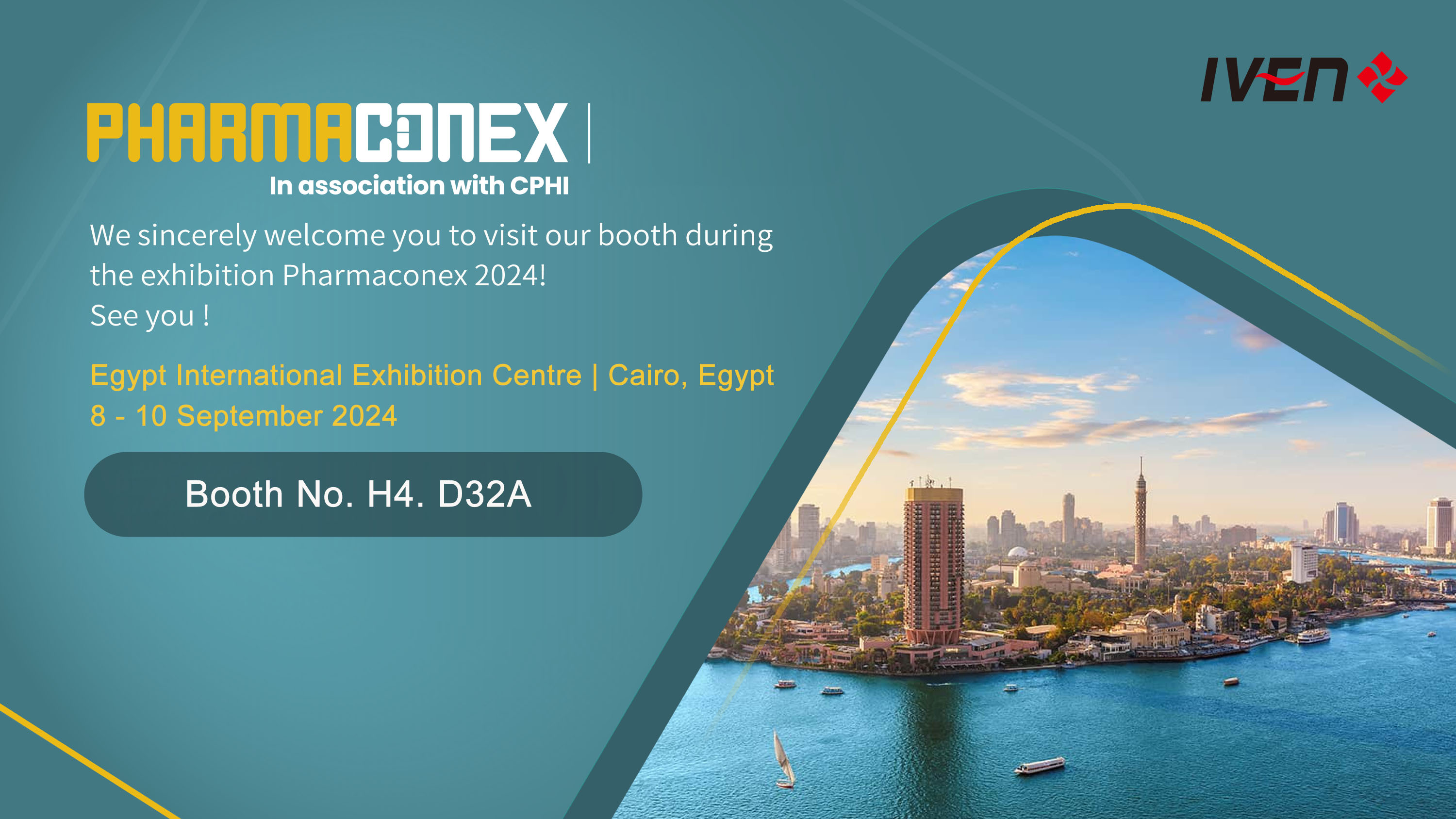 IVEN to Showcase Innovations at Pharmaconex 2024 in Cairo