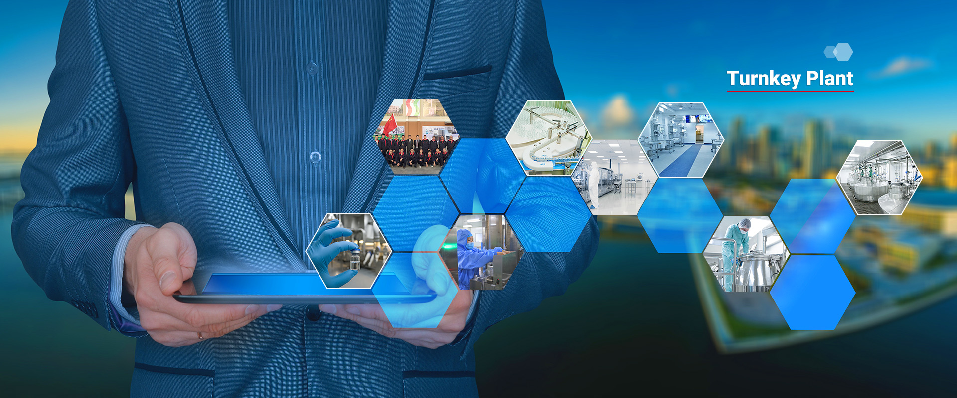 Vacuum blood collection tube turnkey plant