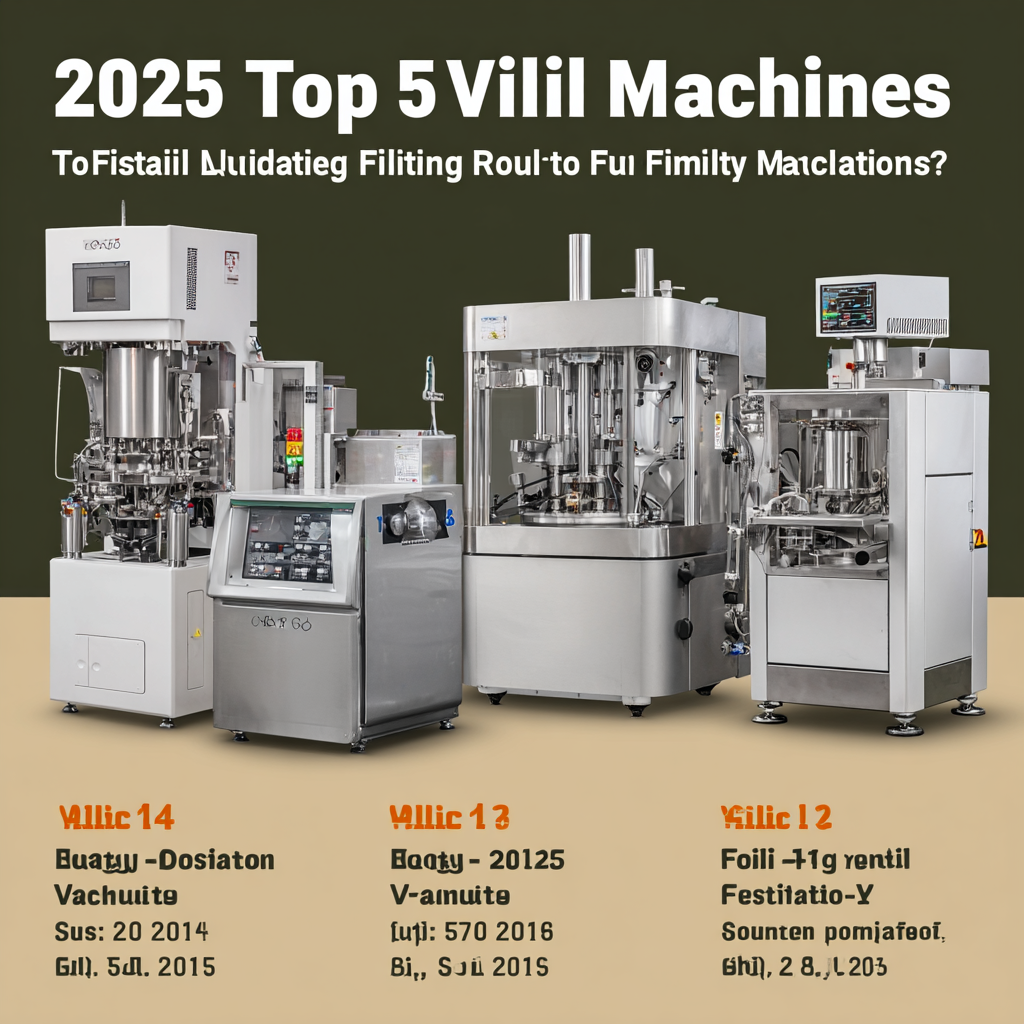 2025 Top 5 Vial Filling Machines: Boost Your Production Efficiency Today!